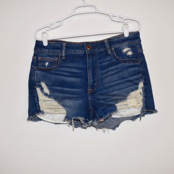 Distressed Jean Shorts - Picture 1 of 2
